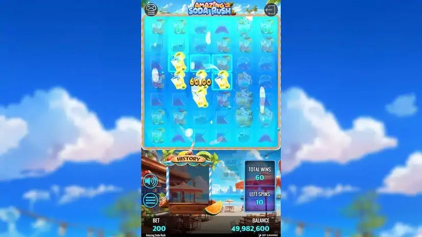 Amazing Soda Rush slot screenshot 4