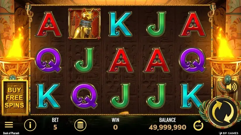 Book of Pharaoh slot screenshot 1