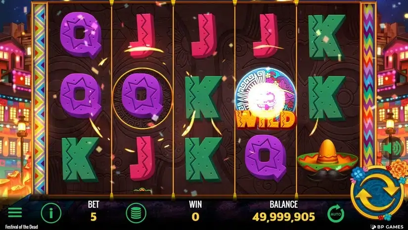 Festival of the Dead slot screenshot 4