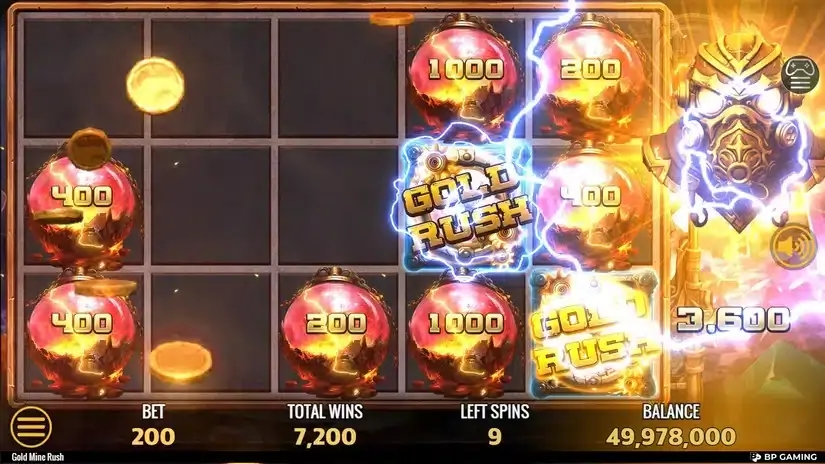 Gold Mine Rush slot screenshot 