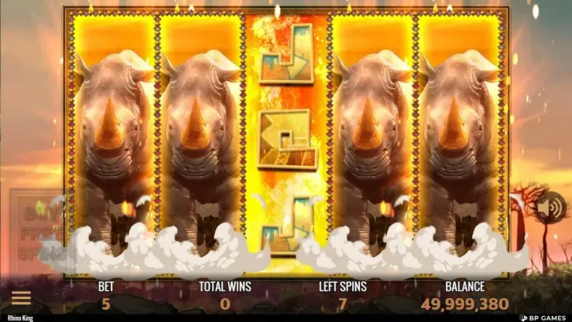 Rhino King slot screenshot 4
