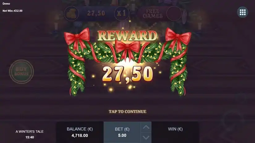 A Winter’s Tale slot screenshot 7
