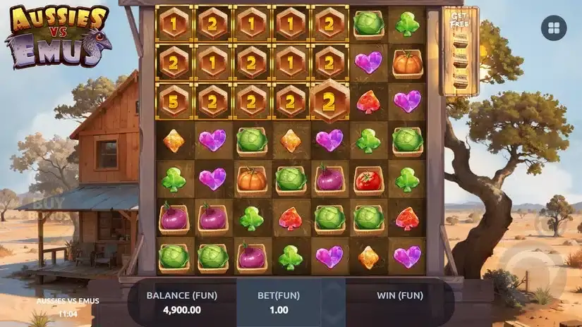 Aussies vs Emus slot screenshot 3