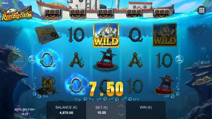 Reel Big Fish slot screenshot 2