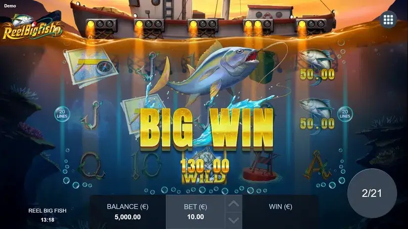 Reel Big Fish slot screenshot 6