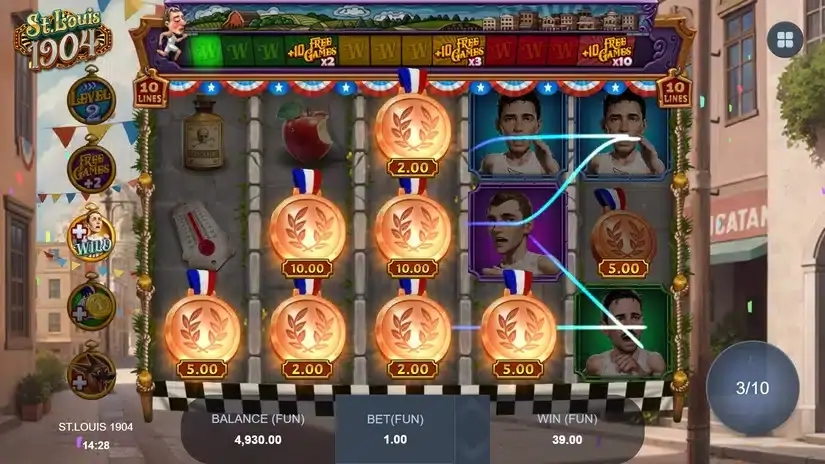 St. Louis 1904 slot screenshot 5