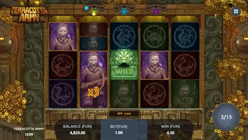 Terracotta Army slot screenshot 4