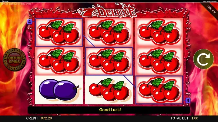 7’s Deluxe Fortune Spins slot screenshot 2
