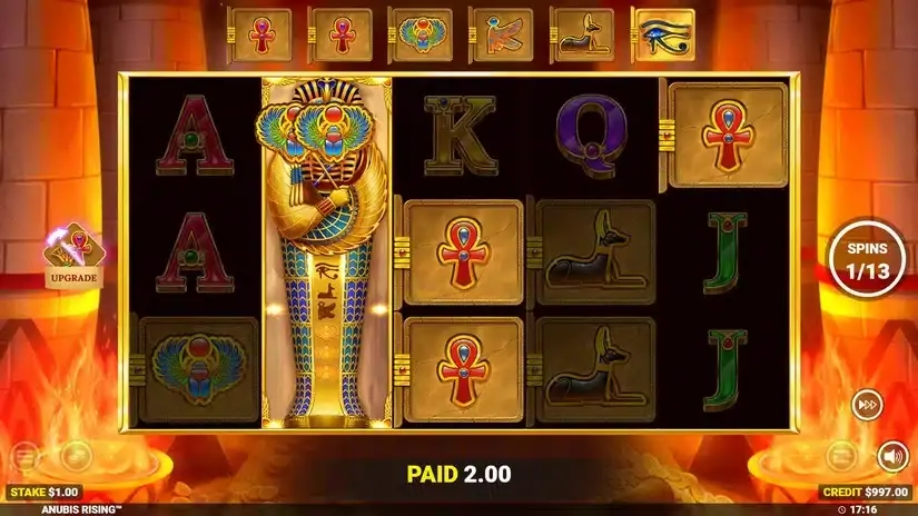 Anubis Rising slot screenshot 5