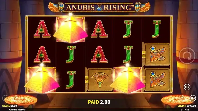 Anubis Rising slot screenshot 2