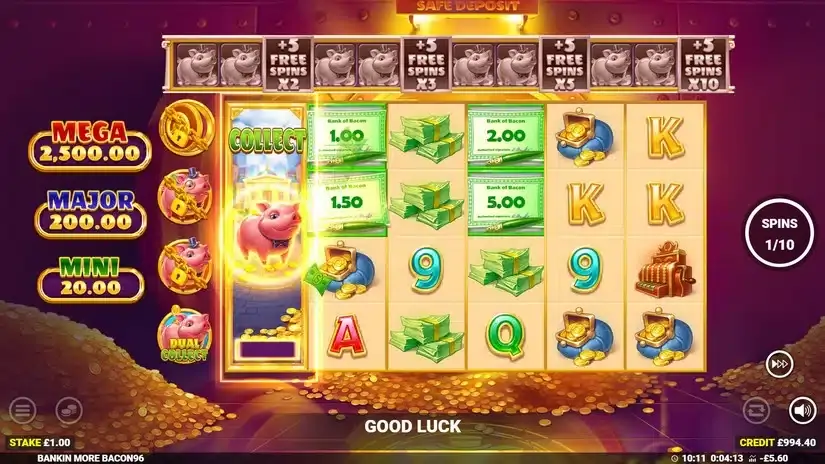 Bankin’ More Bacon slot screenshot 5