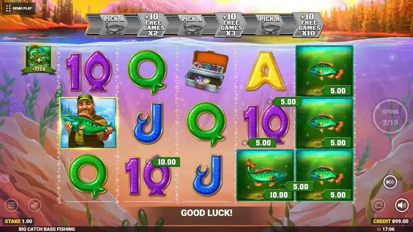 Big Catch Bass Fishing slot screenshot 4
