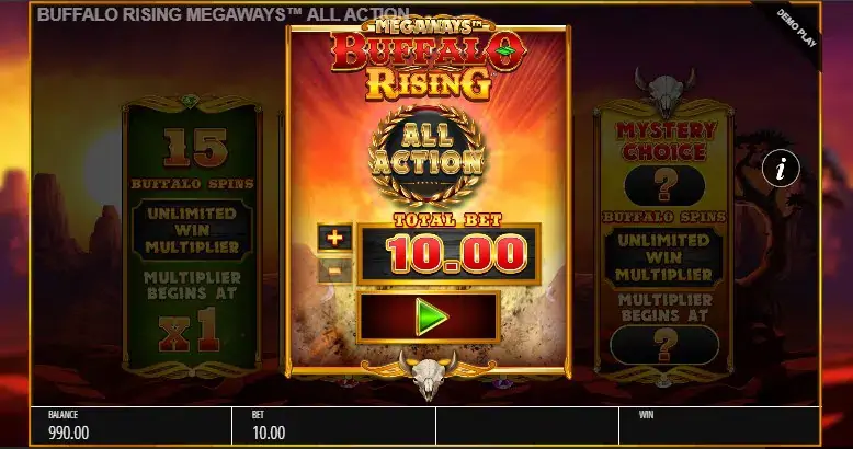 Buffalo Rising Megaways All Action slot screenshot 1