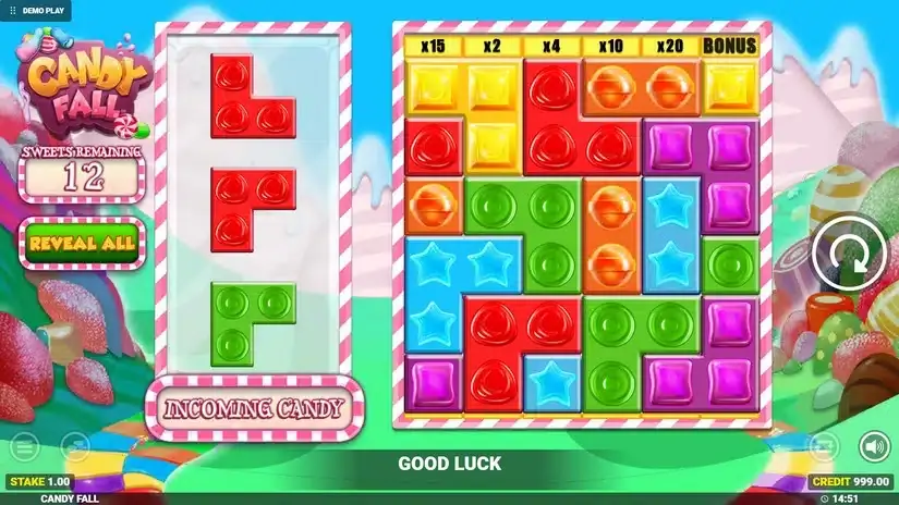 Candy Fall slot screenshot 1