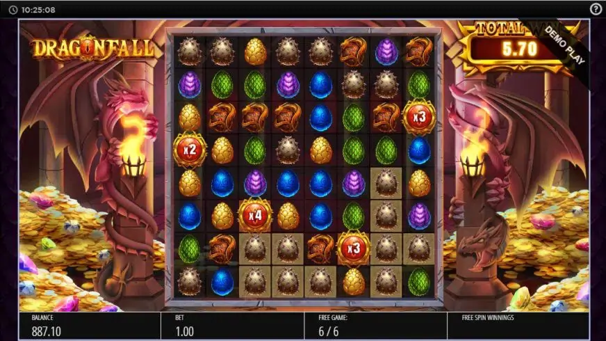 Dragon Fall slot screenshot 5