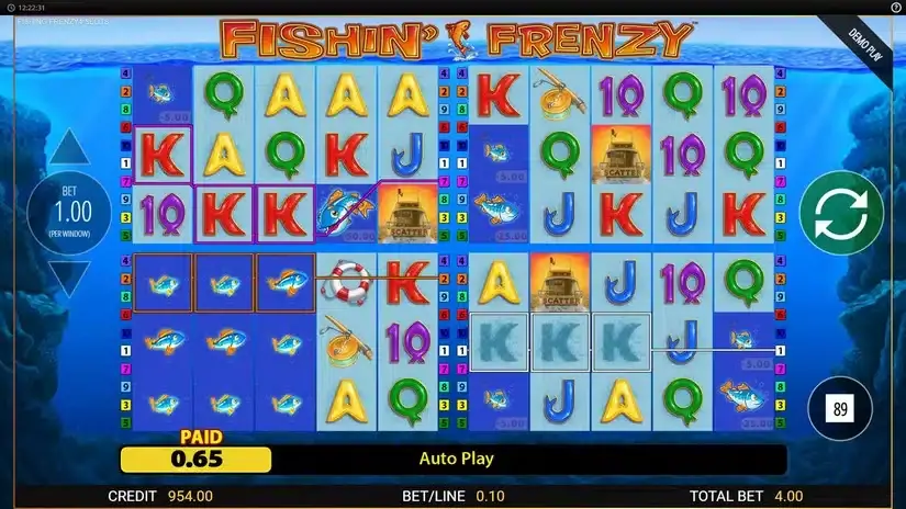 Fishin Frenzy Power 4 Slot slot screenshot 2