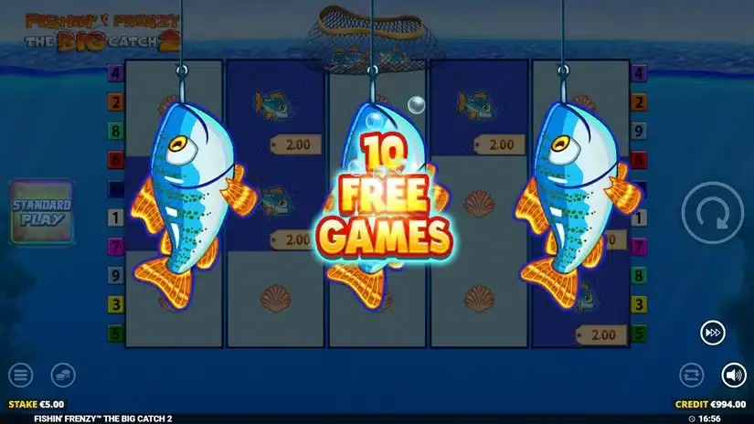 Fishin’ Frenzy The Big Catch 2 slot screenshot 3