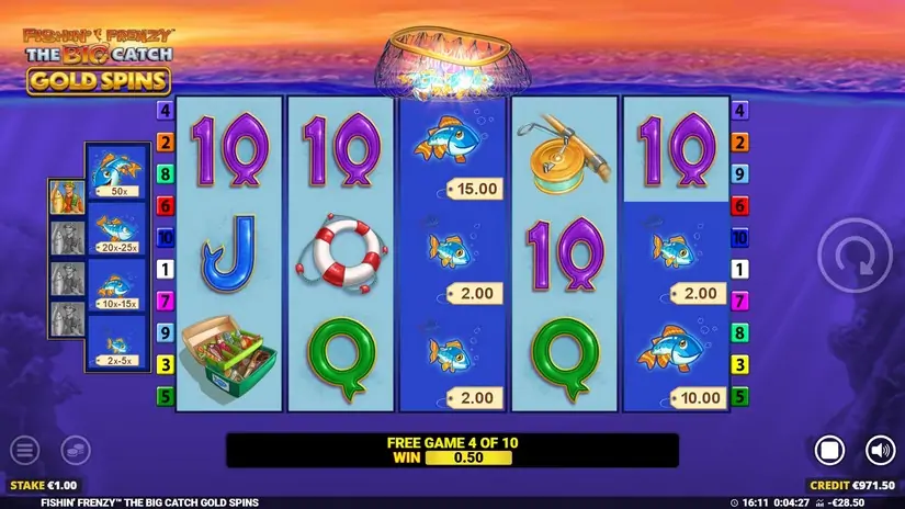 Fishin’ Frenzy The Big Catch Gold Spins slot screenshot 4