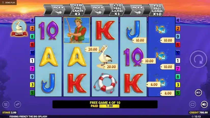 Fishin Frenzy The Big Splash slot screenshot 4