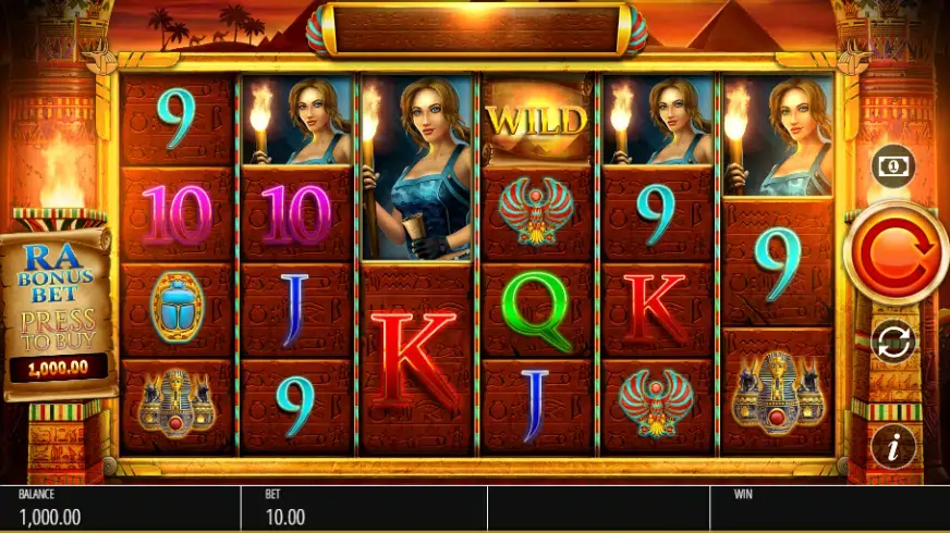 Legacy of Ra slot screenshot 1
