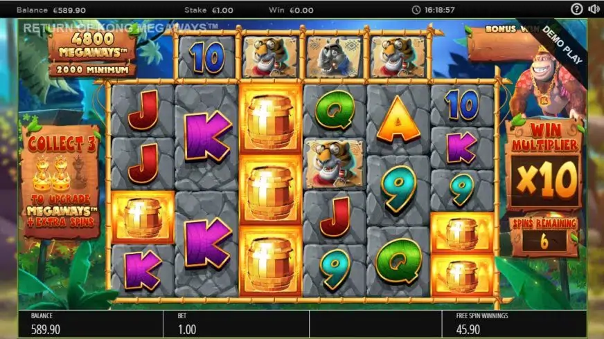 Return of Kong Megaways slot screenshot 6