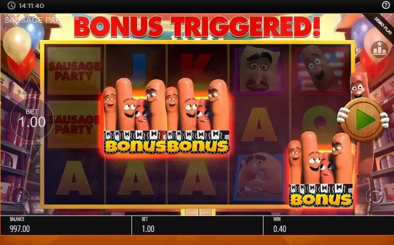Sausage Party slot screenshot 2