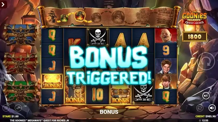 The Goonies Quest For Riches slot screenshot 6