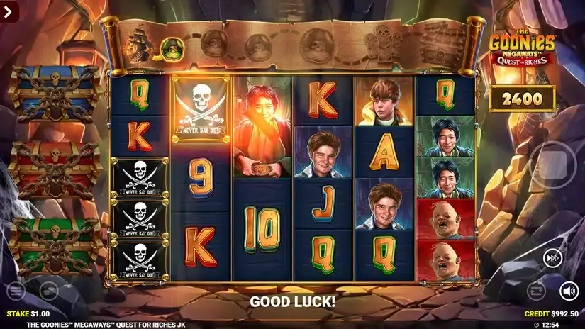 The Goonies Quest For Riches slot screenshot 4