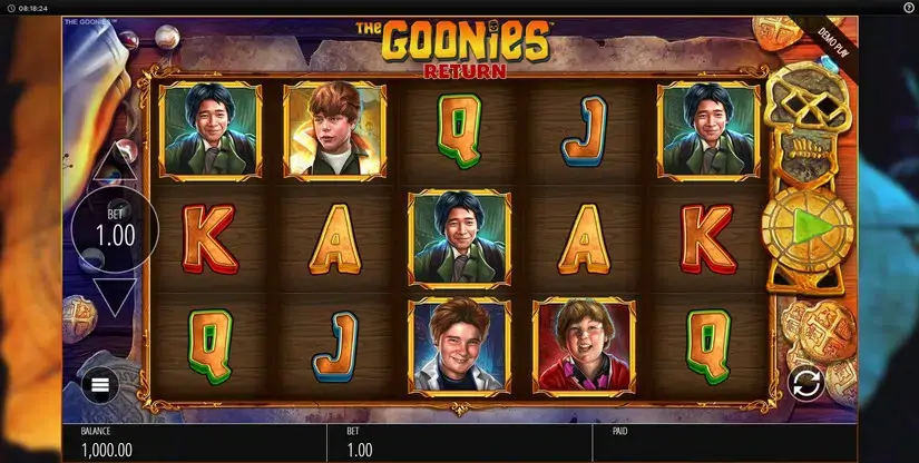 The Goonies Return slot screenshot 