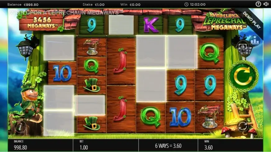Wish Upon a Leprechaun slot screenshot 2