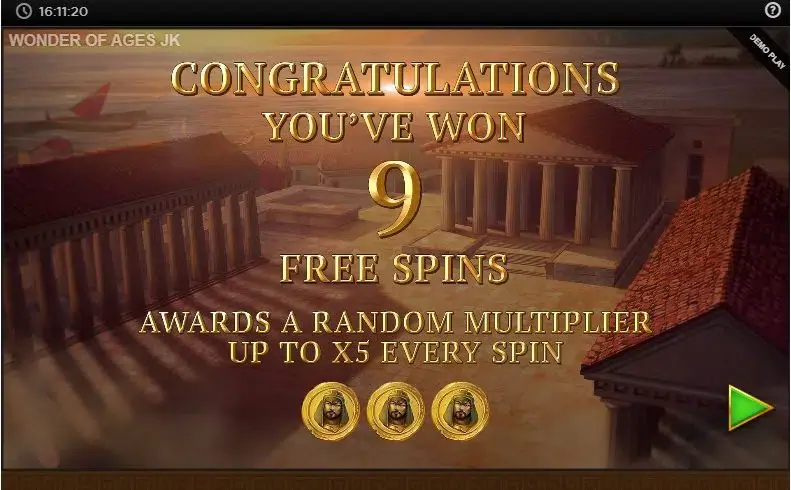 Wonder of Ages slot screenshot 4