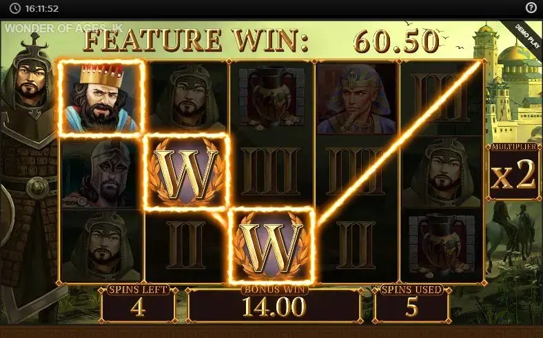 Wonder of Ages slot screenshot 5