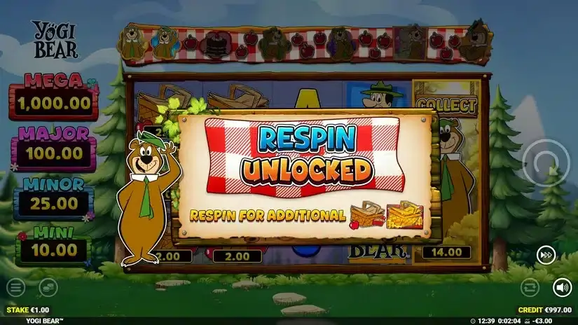 Yogi Bear slot screenshot 3