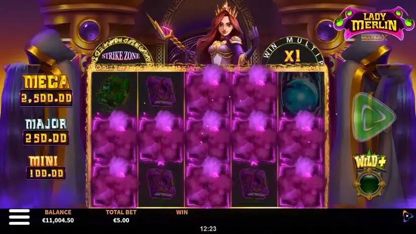 Lady Merlin MultiMax slot screenshot 4