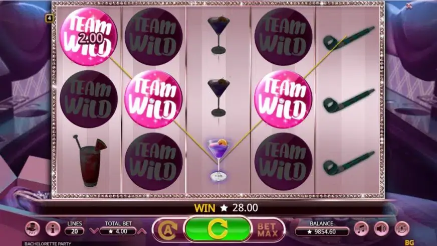 Bachelorette Party slot screenshot 