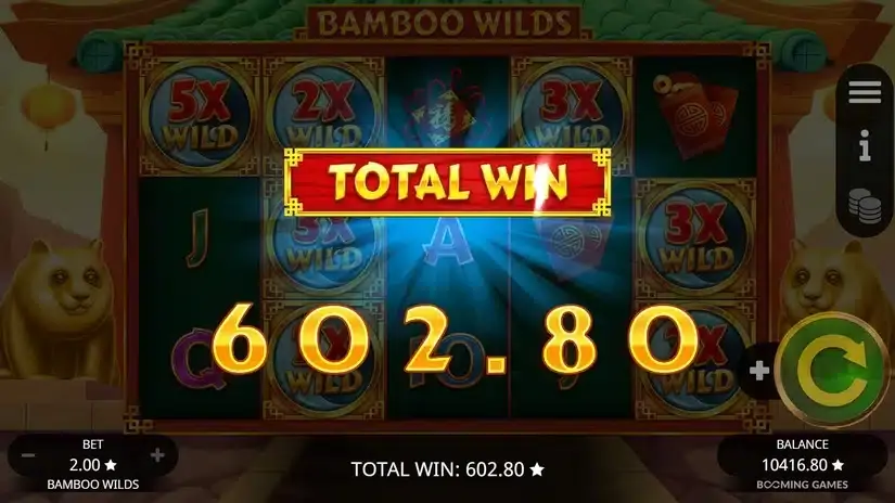Bamboo Wild slot screenshot 