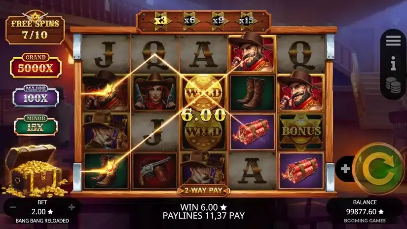 Bang Bang Reloaded slot screenshot 4