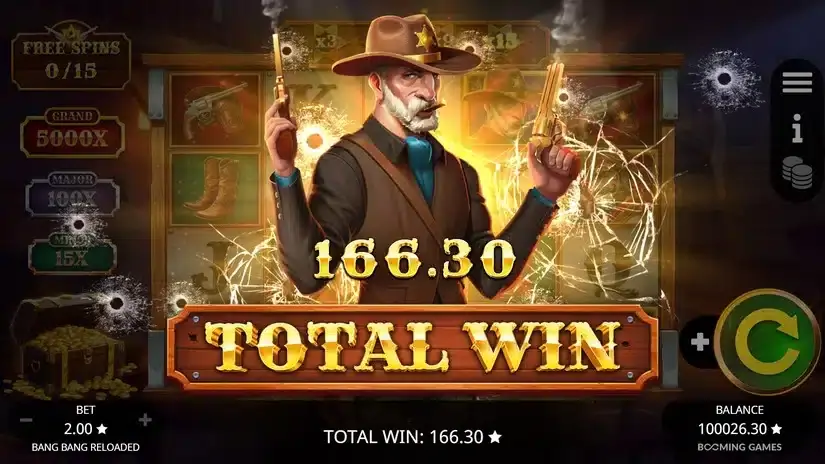 Bang Bang Reloaded slot screenshot 