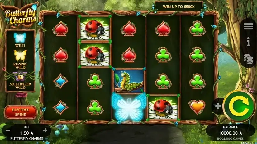 Butterfly Charms slot screenshot 1