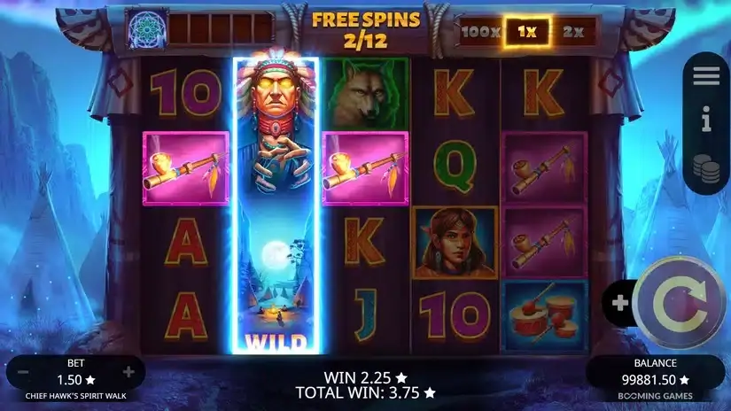 Chief Hawk’s Spirit Walk slot screenshot 5