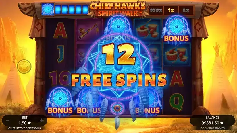 Chief Hawk’s Spirit Walk slot screenshot 3