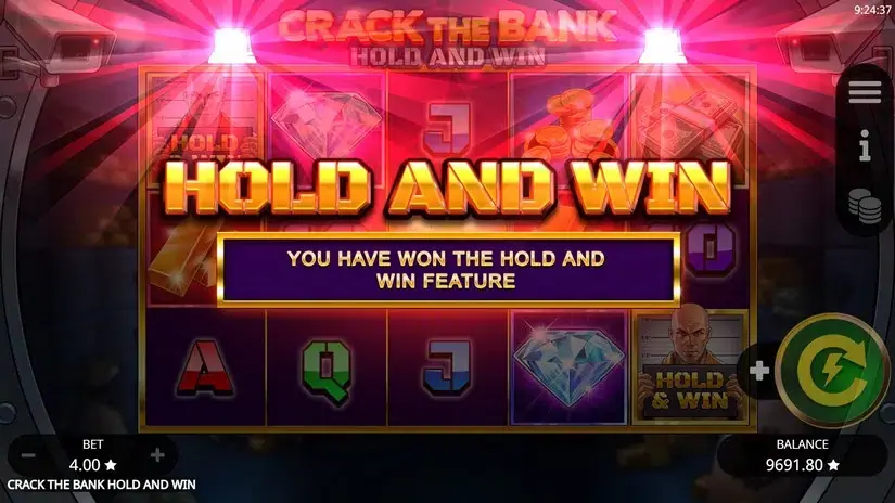 Crack the Bank Hold And Win slot screenshot 5