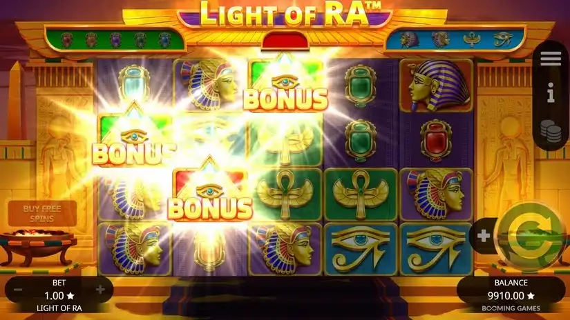Light of Ra slot screenshot 2