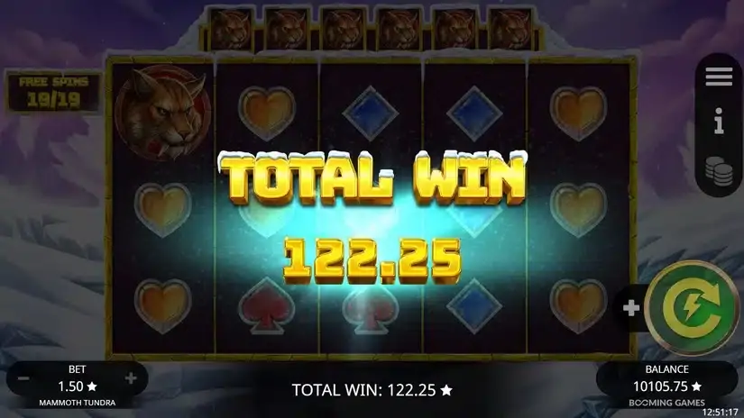 Mammoth Tundra slot screenshot 