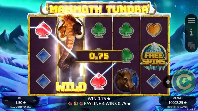 Mammoth Tundra slot screenshot 2