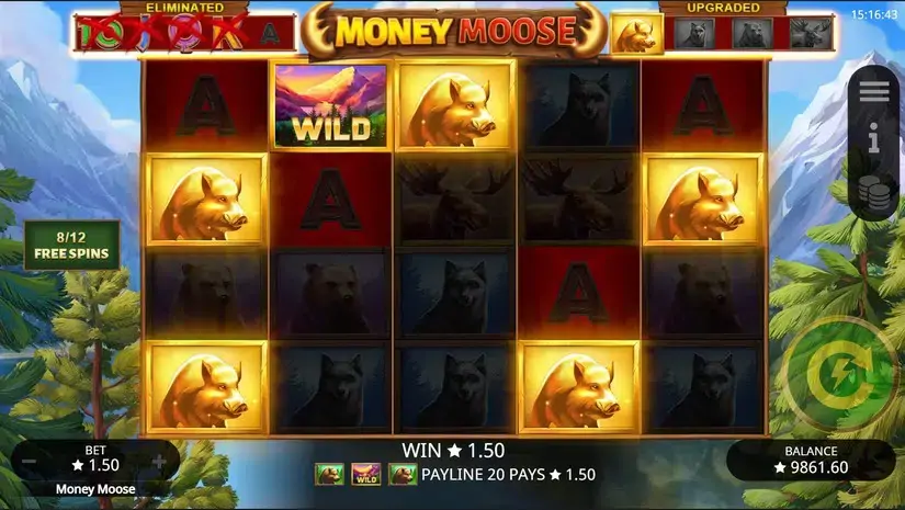 Money Moose slot screenshot 6