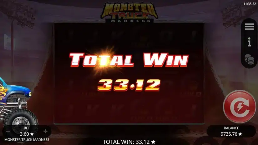 Monster Truck Madness slot screenshot 