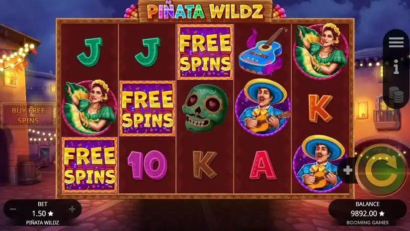 Pinata Wildz slot screenshot 2