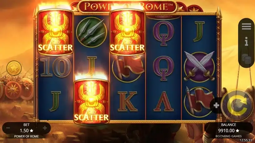 Power of Rome slot screenshot 2