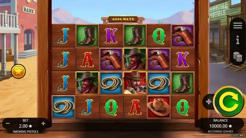 Smoking Pistols slot screenshot 1